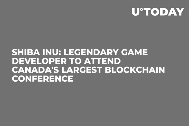 Shiba Inu: Legendary Game Developer to Attend Canada's Largest Blockchain Conference    