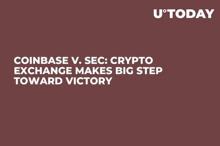 Coinbase v. SEC: Crypto Exchange Makes Big Step Toward Victory