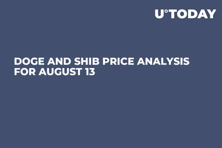 DOGE and SHIB Price Analysis for August 13