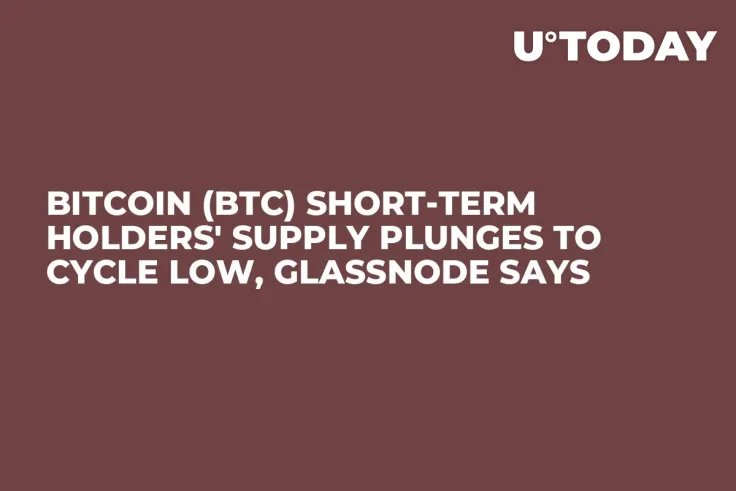 Bitcoin (BTC) Short-Term Holders' Supply Plunges to Cycle Low, Glassnode Says