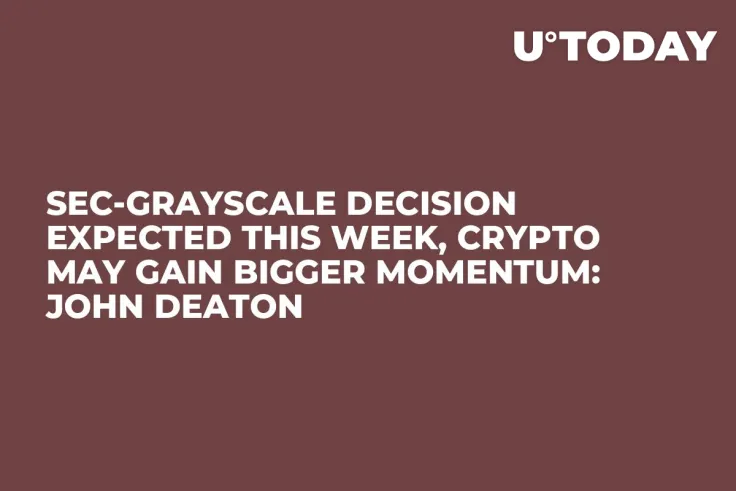SEC-Grayscale Decision Expected This Week, Crypto May Gain Bigger Momentum: John Deaton