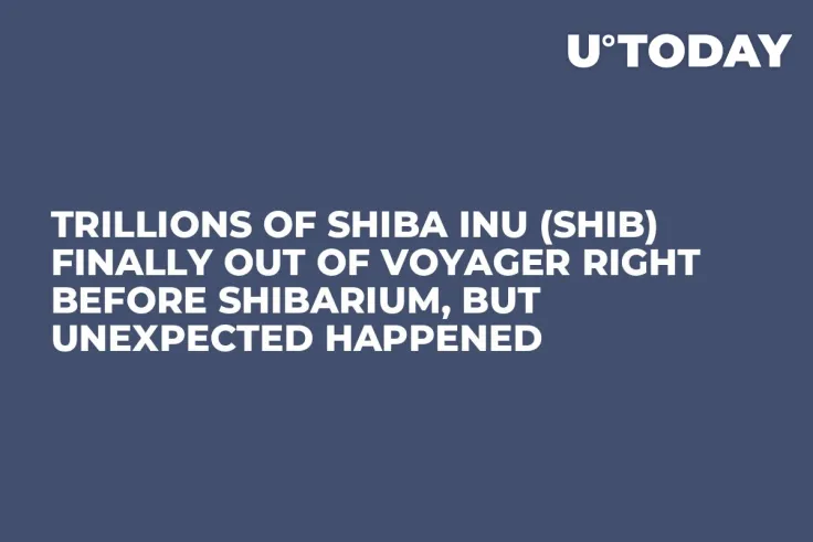 Trillions of Shiba Inu (SHIB) Finally out of Voyager Right Before Shibarium, But Unexpected Happened