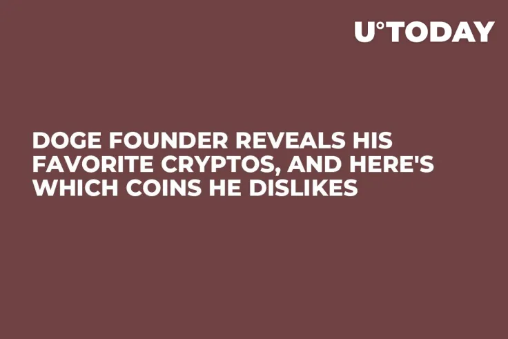DOGE Founder Reveals His Favorite Cryptos, And Here's Which Coins He Dislikes