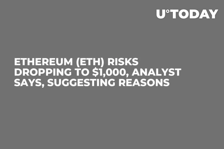 Ethereum (ETH) Risks Dropping to $1,000, Analyst Says, Suggesting Reasons