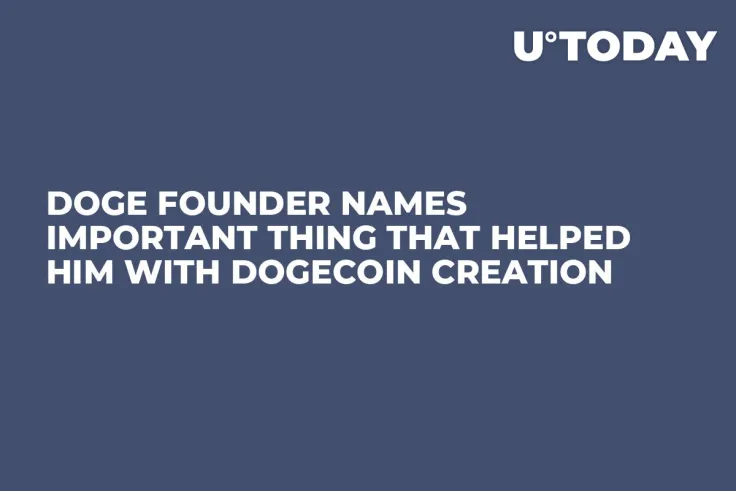 DOGE Founder Names Important Thing That Helped Him With Dogecoin Creation