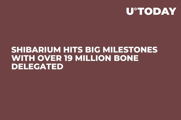 Shibarium Hits Big Milestones With Over 19 Million BONE Delegated