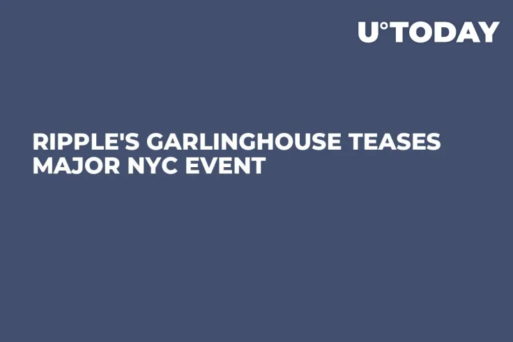 Ripple's Garlinghouse Teases Major NYC Event