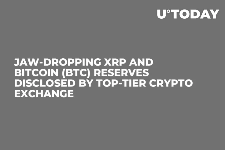 Jaw-Dropping XRP and Bitcoin (BTC) Reserves Disclosed by Top-Tier Crypto Exchange