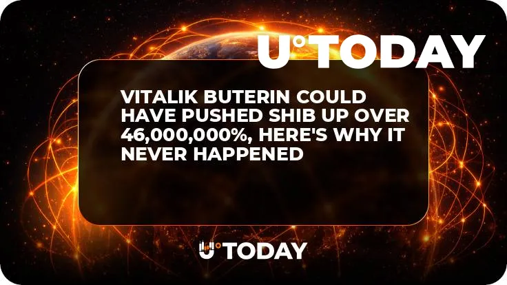 Vitalik Buterin Could Have Pushed SHIB up over 46,000,000%, Here's Why It Never Happened