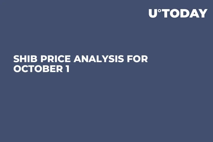 SHIB Price Analysis for October 1