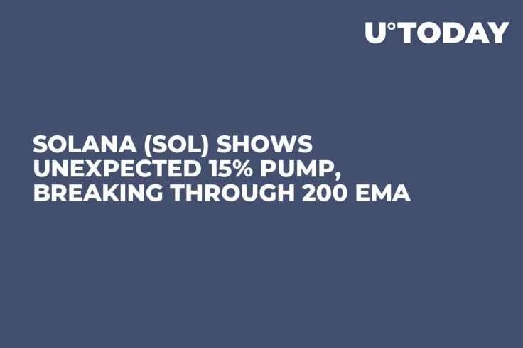 Solana (SOL) Shows Unexpected 15% Pump, Breaking Through 200 EMA