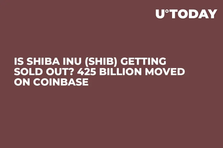 Is Shiba Inu (SHIB) Getting Sold Out? 425 Billion Moved on Coinbase