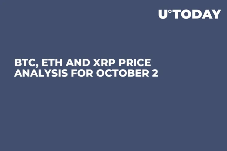 BTC, ETH and XRP Price Analysis for October 2