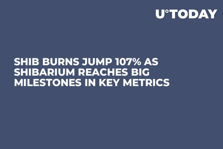 SHIB Burns Jump 107% as Shibarium Reaches Big Milestones in Key Metrics