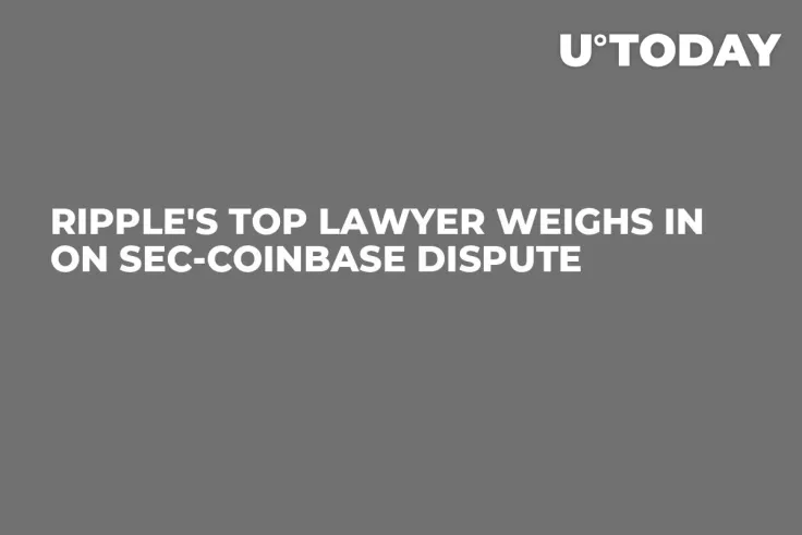 Ripple's Top Lawyer Weighs In on SEC-Coinbase Dispute