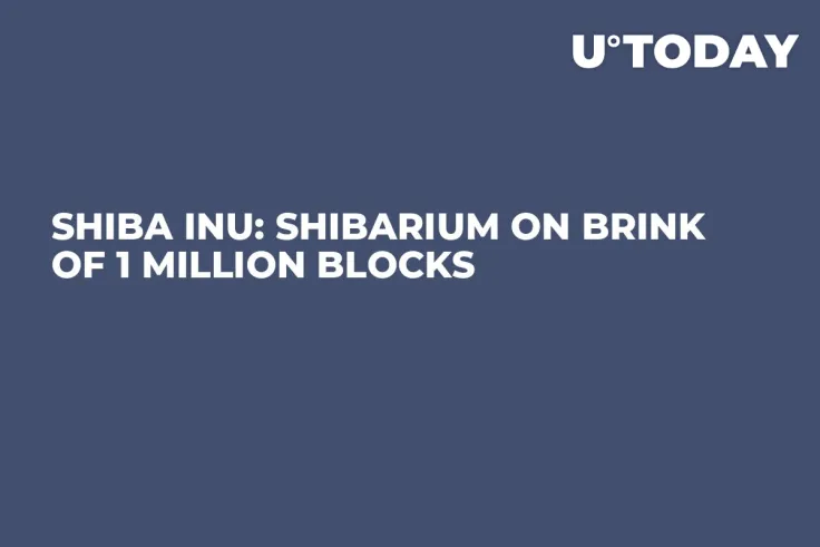 Shiba Inu: Shibarium on Brink of 1 Million Blocks