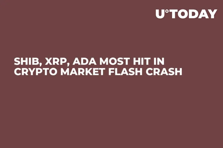 SHIB, XRP, ADA Most Hit in Crypto Market Flash Crash