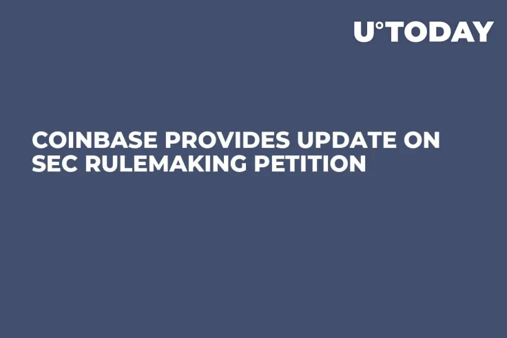 Coinbase Provides Update on SEC Rulemaking Petition