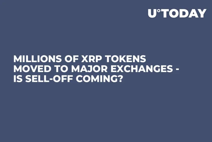 Millions of XRP Tokens Moved to Major Exchanges - Is Sell-off Coming?