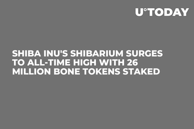 Shiba Inu's Shibarium Surges to All-Time High With 26 Million BONE Tokens Staked