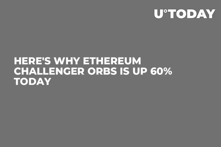 Here's Why Ethereum Challenger ORBS Is up 60% Today