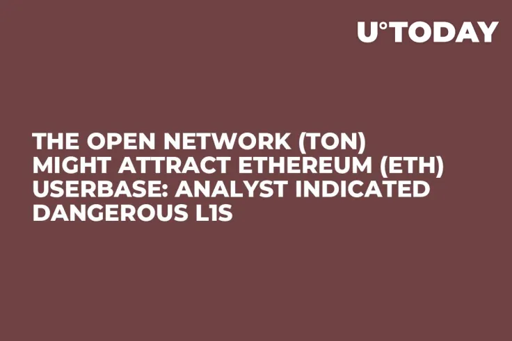 The Open Network (TON) Might Attract Ethereum (ETH) Userbase: Analyst Indicated Dangerous L1s