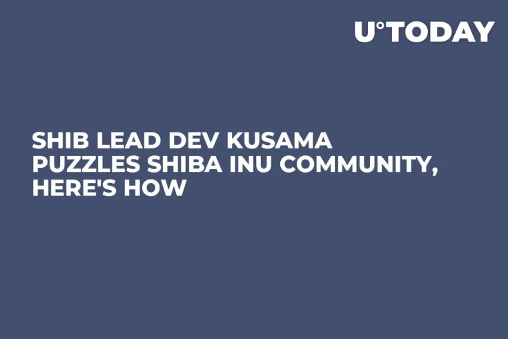 SHIB Lead Dev Kusama Puzzles Shiba Inu Community, Here's How