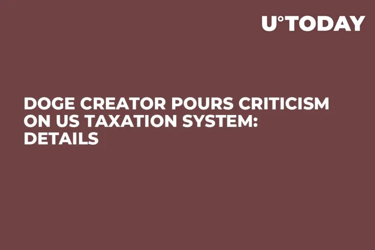 DOGE Creator Pours Criticism on US Taxation System: Details