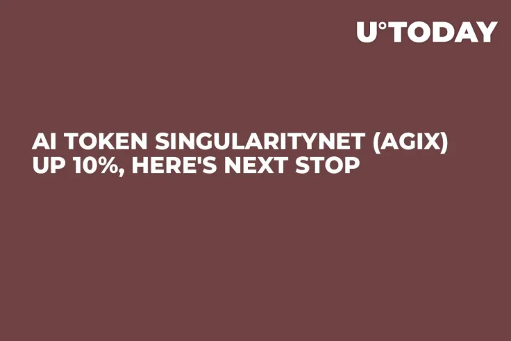 AI Token SingularityNET (AGIX) up 10%, Here's Next Stop