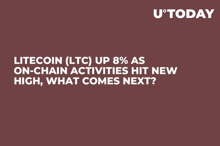 Litecoin (LTC) up 8% as On-Chain Activities Hit New High, What Comes Next?
