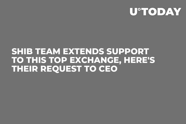 SHIB Team Extends Support to This Top Exchange, Here's Their Request to CEO