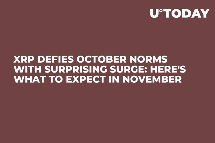XRP Defies October Norms With Surprising Surge: Here's What to Expect in November