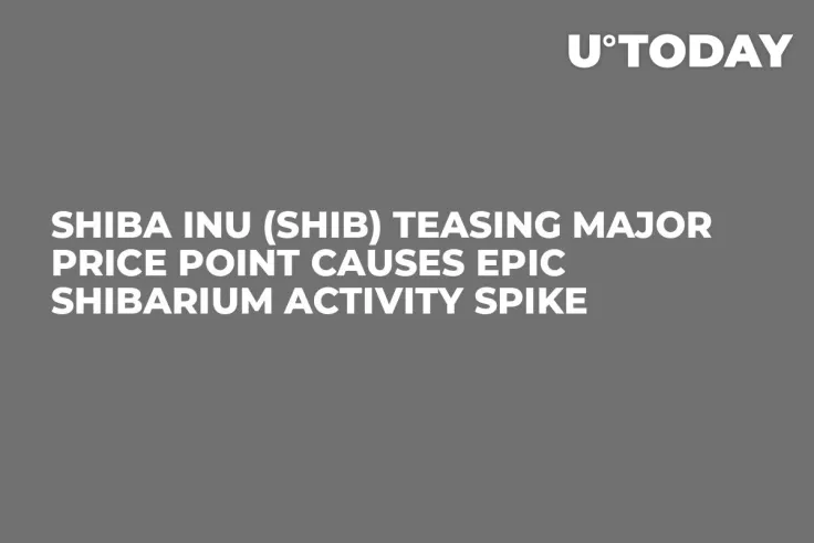 Shiba Inu (SHIB) Teasing Major Price Point Causes Epic Shibarium Activity Spike