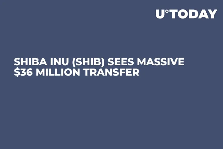 Shiba Inu (SHIB) Sees Massive $36 Million Transfer
