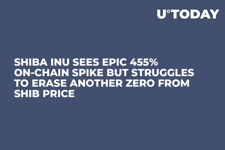 Shiba Inu Sees Epic 455% On-Chain Spike But Struggles to Erase Another Zero From SHIB Price