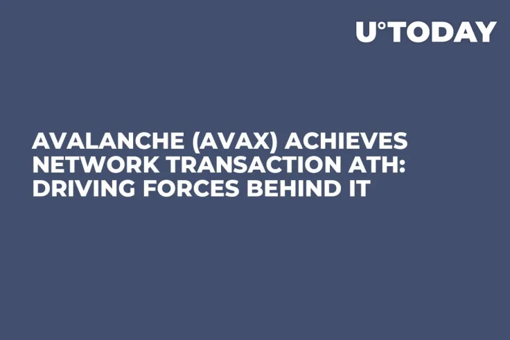 Avalanche (AVAX) Achieves Network Transaction ATH: Driving Forces Behind It