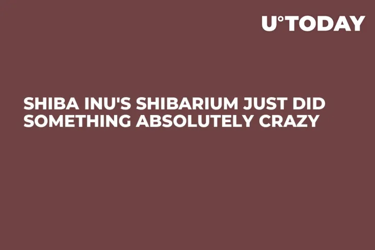 Shiba Inu's Shibarium Just Did Something Absolutely Crazy