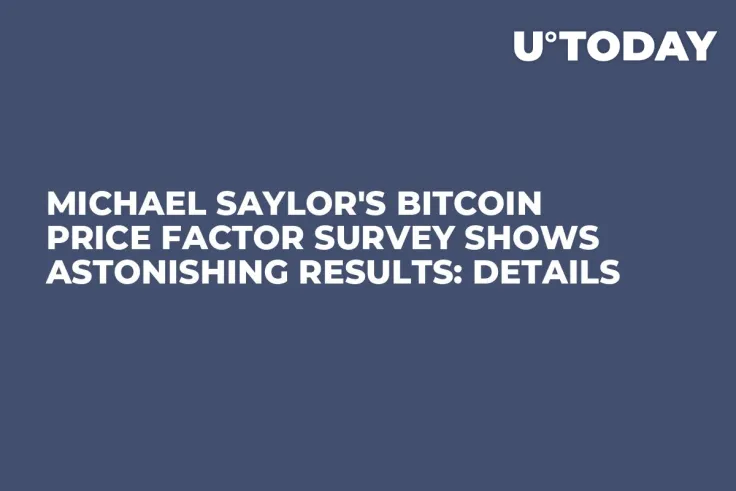 Michael Saylor's Bitcoin Price Factor Survey Shows Astonishing Results: Details