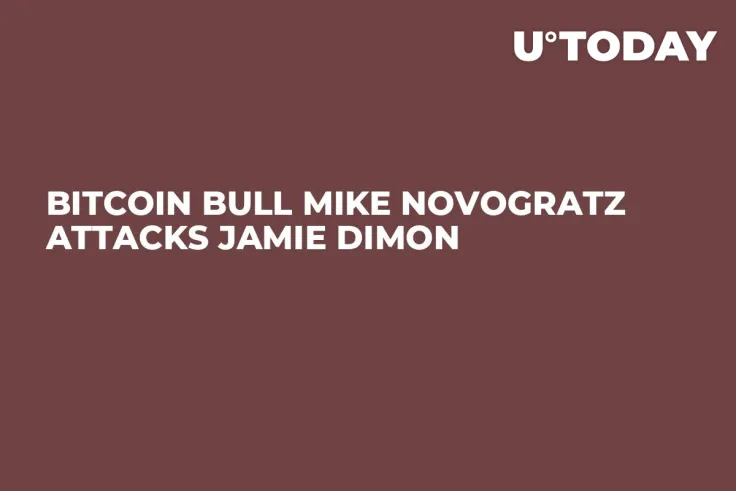 Bitcoin Bull Mike Novogratz Attacks Jamie Dimon