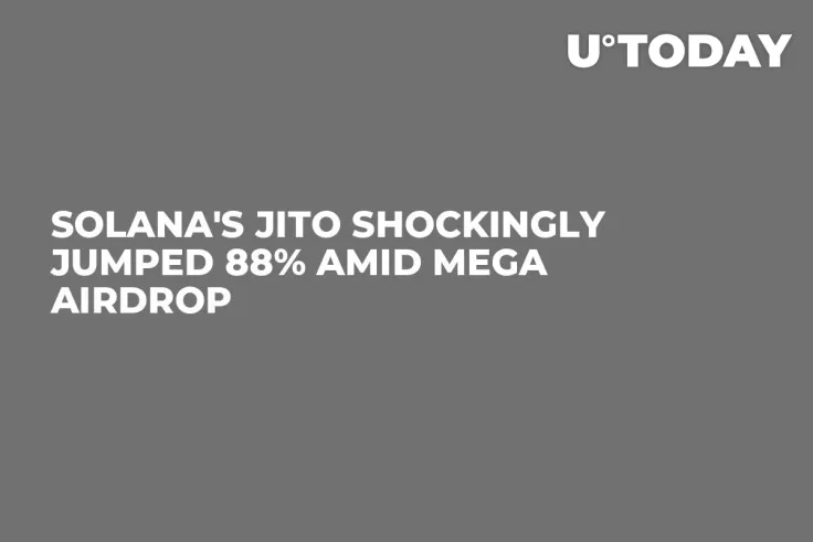 Solana's JITO Shockingly Jumped 88% Amid Mega Airdrop