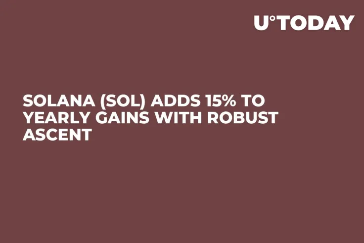 Solana (SOL) Adds 15% to Yearly Gains With Robust Ascent
