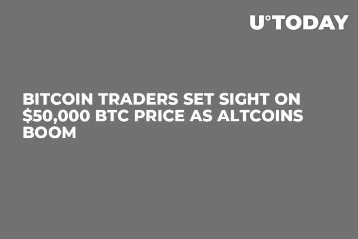 Bitcoin Traders Set Sight on $50,000 BTC Price as Altcoins Boom