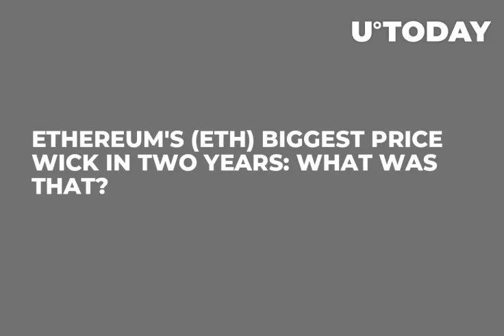 Ethereum's (ETH) Biggest Price Wick in Two Years: What Was That?