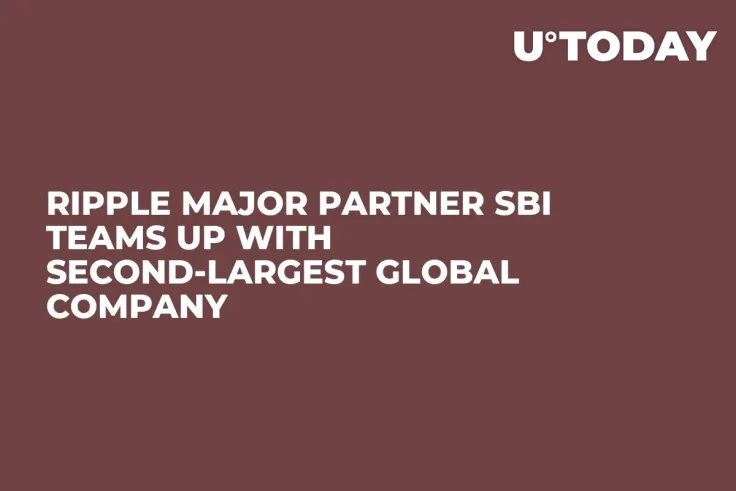 Ripple Major Partner SBI Teams up With Second-Largest Global Company