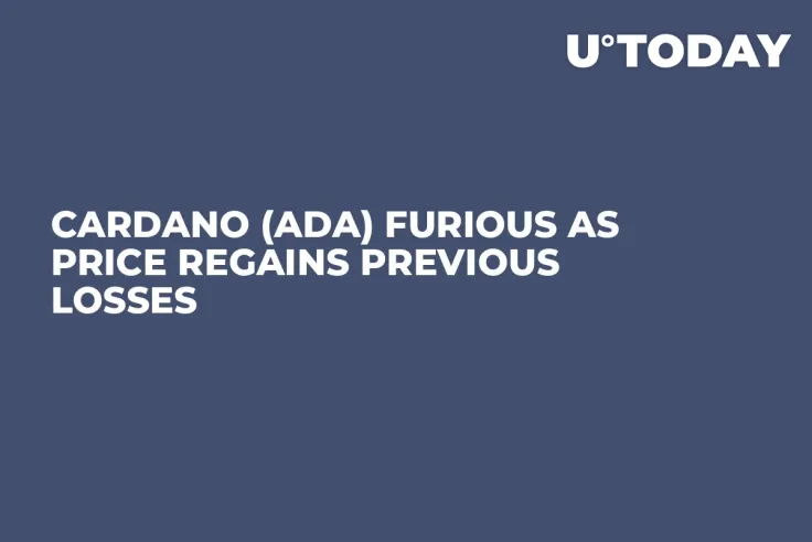 Cardano (ADA) Furious as Price Regains Previous Losses