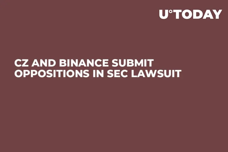 CZ and Binance Submit Oppositions in SEC Lawsuit