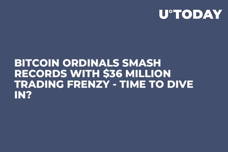 Bitcoin Ordinals Smash Records With $36 Million Trading Frenzy - Time to Dive In?