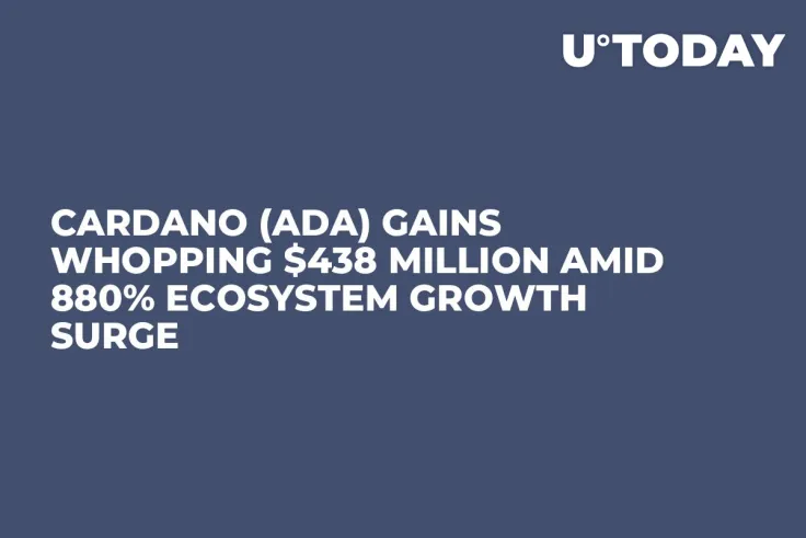 Cardano (ADA) Gains Whopping $438 Million Amid 880% Ecosystem Growth Surge