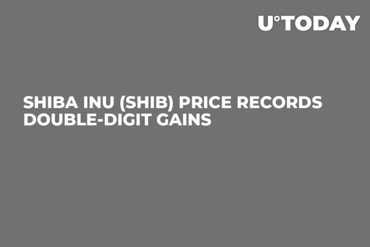 Shiba Inu (SHIB) Price Records Double-Digit Gains