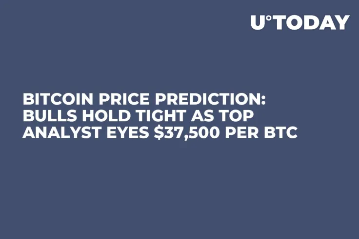 Bitcoin Price Prediction: Bulls Hold Tight as Top Analyst Eyes $37,500 per BTC